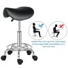 Ergonomic Saddle Stool Chair,Adjustable Height Swivel Saddle Chair-Adjustable Stool with Wheels,Hydraulic Heavy-Duty Saddle Stool Rolling Chair for Clinic Dentist Spa Massage Salons Studio view 4