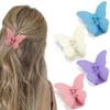 ATODEN Butterfly Hair Clips Hair Claw Clips for Thick Hair 4Pcs Cute Hair Clips for Girls 2.6'' Nonslip Large Claw Clip Matte Hair Claws Hair Jaw Clips for Long Thin Medium Hair Accessories for Women view 1