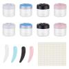1 Set Plastic Facial Mask Transparent Jars With Facial Mask Spatula Scoops Label Sticker for Cosmetic Makeup Lotion view 1