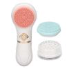 Cleansing Brush with 3 Brush Head, Battery Operated Electric Cleanser Brush Face Scrubber for Exfoliating, 6000RPM Rotating Speed, Skin Washer Gifts view 1