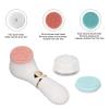 Cleansing Brush with 3 Brush Head, Battery Operated Electric Cleanser Brush Face Scrubber for Exfoliating, 6000RPM Rotating Speed, Skin Washer Gifts view 2