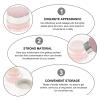Beaupretty 4pcs Cream Jar Cream Jar Travel s Face Bottle Pot Girls Vacuum Foundation Bottles Magnetic Travel Containers Pink Acrylic Storage Bottle Airless view 4