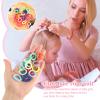 400Pcs Baby Hair Ties, 2cm Multicolor Toddler Hair Ties for Girls Cotton Soft Seamless Ponytail Holders Stocking Stuffers for Kids view 4