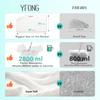 YFONG X-Large Hair Towel Wrap for Women, Super Absorbent Microfiber Hair Towel for Curly Hair, Fast Drying Hair Turbans with Elastic,Hair Drying Towel Wrap for Hair Care 30" X 40" (White) view 2