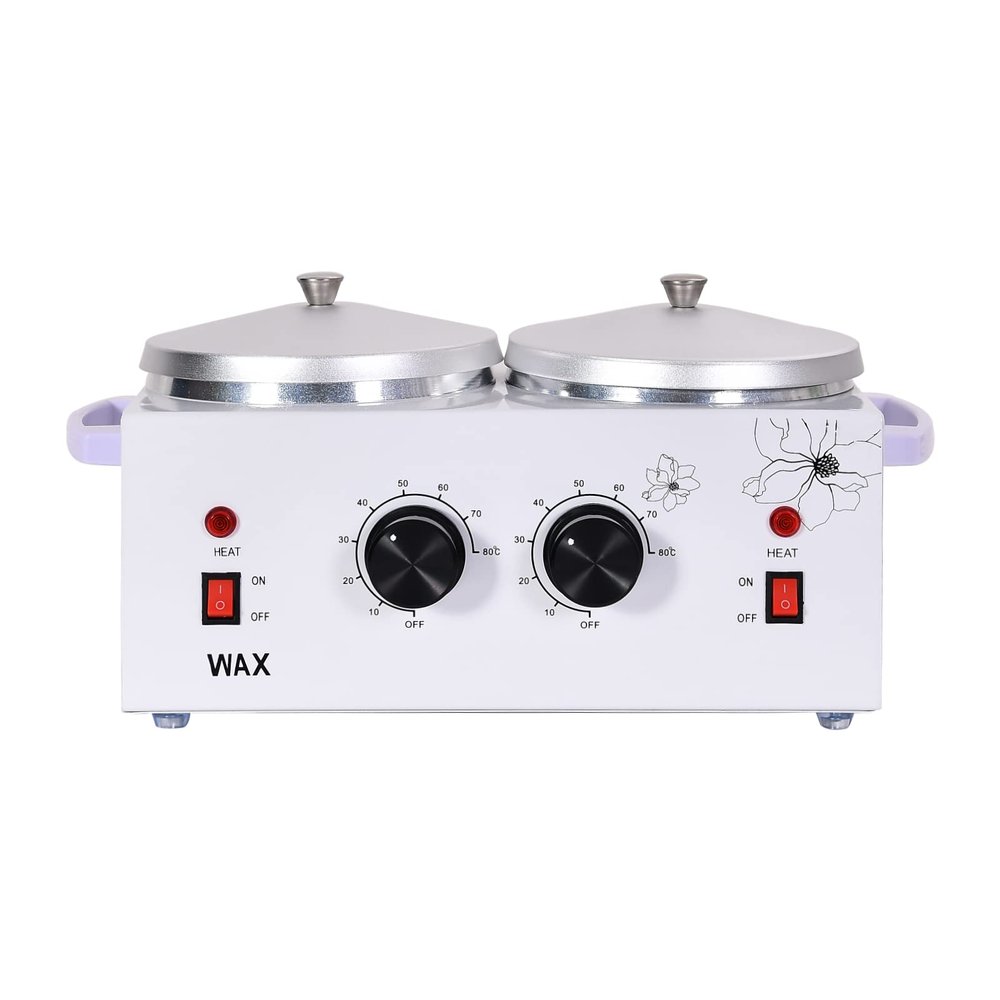 WAOYPGZ Waxing Kit Portable Wax Warmer Machine (double pots)