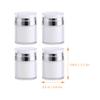 Beaupretty Glass Containers Cream Jar Vacuum Bottle 30ml Airless Pump Jars Sets Empty Refillable Travel Containers For Lotion Cream 4pcs Terrarium view 2
