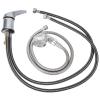 Shampoo Bed Faucet Sprayer Set, Shampoo Bed Faucet Sprayer Switch Set Zinc Alloy Plating for Beauty Salon Barbershop SPA view 1