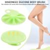 INNERNEED Food-Grade Soft Silicone Body Cleansing Brush Shower Scrubber, Gentle Exfoliating and Massage for All Kinds of Skin (Green) view 3