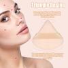 Pimoys 6 Pieces Powder Puff Face Triangle Makeup Sponge Soft Velour Puffs for Loose Powder Setting Powder Blender Foundation Sponge Beauty Makeup Tool, Stocking Stuffers Gift for Women view 2
