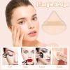 Pimoys 6 Pieces Powder Puff Face Triangle Makeup Sponge Soft Velour Puffs for Loose Powder Setting Powder Blender Foundation Sponge Beauty Makeup Tool, Stocking Stuffers Gift for Women view 3