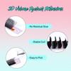 VAVALASH W-shaped Eyelash Extension 4D Premade Fans 0.07 D Curl Volume Lash Extensions Easy Fanning Lashes Matte Black Volume Premade W Lashes(W Shaped-4D-0.07-D-8-15mm view 3
