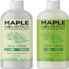 Tea Tree Shampoo and Conditoner with Scrubbers - Soft Silicone Scalp Massager and Scalp Exfoliators Made with Recycled Wheat Straw 2 Pack plus Sulfate Free Tea Tree Oil Shampoo and Conditioner 8oz view 2