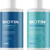 Biotin Shampoo and Conditioner with Scrubbers - Hair Shampoo Brush and Scalp Exfoliators with Volumizing Shampoo and Conditioner Set made with Rosemary Essential Oil and Biotin for Thinning Hair 8oz view 2