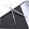 Tools Pusher Tool 4 pcs Spoon Grade Cuticle Lifter Steel Double-side and for Ingrown File Tool Pusher Double Side Stainless Toenail Professional Remover Cleaner Pedicure Nail view 2