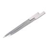 LALAFINA 2pcs Stainless Steel Sanding File Nail Sanding File Nail Art Tool Manicuring Tool with Square Handle, Silver view 1