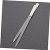 LALAFINA 2pcs Stainless Steel Sanding File Nail Sanding File Nail Art Tool Manicuring Tool with Square Handle, Silver view 4