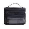 Jaugufiy Double Layer Toiletry Bag for Men and WomenBathroom Shower Bag Lightweight Dopp kit Shaving BagTravel Organizer for Accessories, Shampoo, Full Sized Container, Toiletries (Black) view 1