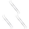 LALAFINA 6 Pcs Ingrown Toe Nail Files Stainless Steel Ingrown Toenail Tool Double Sided Nail Pusher Spoon Cuticle Peeler Scraper Nail Cleaner Nail Tool view 1