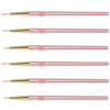 Luxshiny 6pcs Nail Art Pens Portable Manicure Brush for Nail Design Comfortable Grip for and Decoration view 1