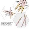 Luxshiny 6pcs Nail Art Pens Portable Manicure Brush for Nail Design Comfortable Grip for and Decoration view 2