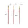 Luxshiny 6pcs Nail Art Pens Portable Manicure Brush for Nail Design Comfortable Grip for and Decoration view 3