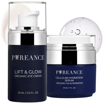 Pureance Total Glow Duo - Under Eye Cream & Hydrating Serum