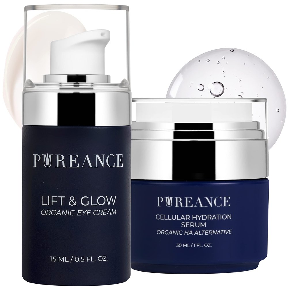 Pureance Total Glow Duo - Under Eye Cream & Hydrating Serum