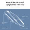 Modelones Medium Almond Nail Tips 510Pcs Clear False Acrylic Almond Press on Nails Pre-shape Full Cover Fake Extension DIY at Home 15 Sizes view 3