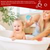 Uonlytech 4pcs Colorful Bath Sponge Unique Shape Bathing Sponge for Boys and Girls Gentle Exfoliating Shower Scrubber for Daily Use Bath view 3