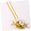 minkissy Handmade Vintage Flower Hairpin Traditional Chinese Style Hair Stick for Women Elegant Floral Hair Decor for Formal Occasions and Festivals view 4