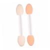 Mikinona 30pcs Eyeshadow Brush Makeup Brushed Eye Shadow Brush Oval Applicator Makeup Tools Eye Shadow Applicator Sticks Professional Makeup Sponge Miss White view 1