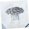 Mikinona Clip Comb Tuck Comb Crystal Headpiece Stylish Retro Hair Accessory for Women view 2