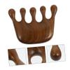 Healifty 2pcs Natural Wood Wide Tooth Comb for Scalp Massage Sandalwood Hair Comb for Gentle Hair Care and Oil Balance for view 3