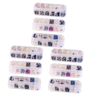 minkissy Unique Artwork Manicure Decals Natural Shell Nail Sequins Sealing Easy to Apply for Beginners Experts