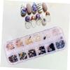 minkissy Unique Artwork Manicure Decals Natural Shell Nail Sequins Sealing Easy to Apply for Beginners Experts view 4