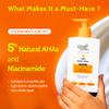 Chemist at Play AHA Body Lotion with 5% Natural AHA, Niacinamide, Shea Butter | For Exfoliating Dry & Dead Skin Cells, Deep Nourishment & Radiant Skin | Skin Brightening Lotion | 236ml view 3