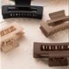 4pcs Square Design Hair Claw (one-size Multicolor) view 1
