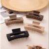 4pcs Square Design Hair Claw (one-size Multicolor) view 2