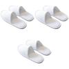 Vaguelly Womens Slippers 12 Pairs Disposable Slippers Set, Hotel Disposable Non- Spa Guest with Waffle Pattern, Unisex Home for Women Men, 270 mm Mens view 1