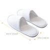 Vaguelly Womens Slippers 12 Pairs Disposable Slippers Set, Hotel Disposable Non- Spa Guest with Waffle Pattern, Unisex Home for Women Men, 270 mm Mens view 2
