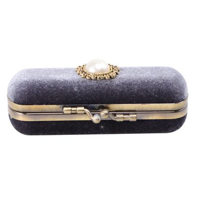 Alipis Lipstick Holder Vintage Lipstick Case with Mirror Retro Box Lip Balm Lip Gloss Organizer Bag Soft Makeup Storage Case (Black) Travel Makeup Mirror