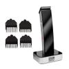 CHARGEWORX Groom Essentials, Rechargeable Hair and Beard Trimmer, Cordless Grooming Kit with 4 Adjustable Guide Combs, Charging Cable, and Charging Base view 1