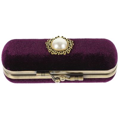 Alipis Makeup Bag Lipstick Organizer Case Soft Lipstick Storage Case Organizer Makeup Mirror