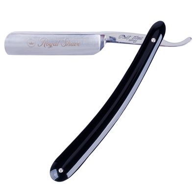 5/8 Straight Razor Full Hollow Round Point Special Carbon Steel, Shave Ready Handmade Classic Wet Shaving Straight Razor (MADE IN GERMANY) Black Handle