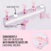 Makartt Nail Stand for Nail Tips with Gel Top Coat Base Coat Kit Bundle, Soak off UV LED Gel Base and Top Coat, Nail Stand for Press On Nails Display Practice Art Painting Magnetic Fake Nail Holder view 3
