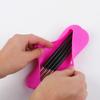 Beavorty Silicone Makeup Brush Holder and Eyebrow Pencil Storage Case for Travel Portable Organizer for Easy Makeup Brush Management Compact Design view 4