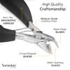 Swissker by Swissklip Toenail Clippers I Heavy Duty Toe Nail Clippers I Toenail Clippers for Thick Nails I Toenail Scissors I Heavy Duty Nail Clippers for Thick Nail (Pack of 3) view 3