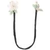 Lurrose Fashion Rhinestone Hair Bun Maker Elegant Butterfly Knot Hair Accessory for Effortless Updos Lightweight Tool for Daily Styles Events and Travel view 1