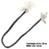 Lurrose Fashion Rhinestone Hair Bun Maker Elegant Butterfly Knot Hair Accessory for Effortless Updos Lightweight Tool for Daily Styles Events and Travel view 2