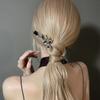 2 PCS Metal Rose Hair Sticks Flower Buns Hairpin for Women Girls Long Hair Accessories view 4